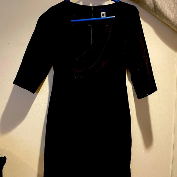 Jcrew black dress 3/4 length - Picture 2 of 3